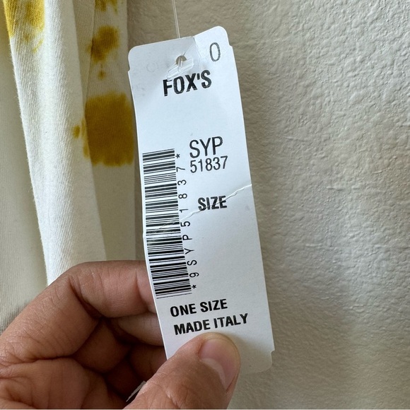 Italy Made Shyloh Tie Dye Midi Sun Dress crochet Bottom Ombre Yellow One Size - Picture 7 of 7